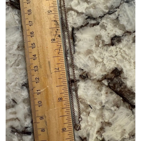 Vtg Prairie Girl Pendant In Blue Bonnet & Blue & White Dress On A Necklace Chain - Picture 12 of 14